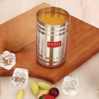 Image 2 of HAZEL Stainless Steel Glass for Drinking Water 450 ML