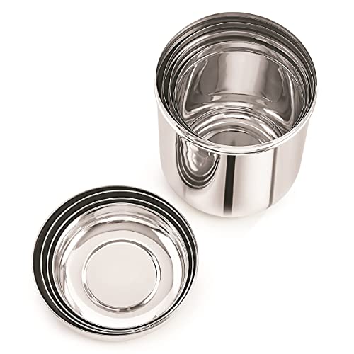 Image 3 of neelam Stainless Steel Russian Deep Dabba 3100 ml