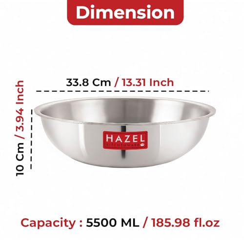 Image 23 of HAZEL Triply Stainless Steel Tasla Kadai