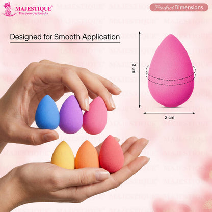 Image 2 of Majestique Mini Beauty Makeup Blenders