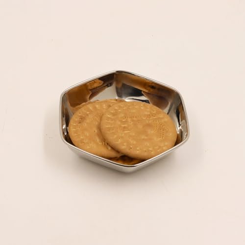 Image 7 of Spillbox Stainless Steel Halwa Plates