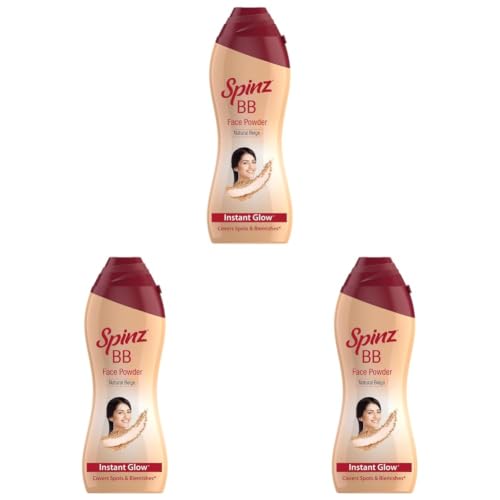 Image 3 of 70 g (Pack of 3) for the product SpinZ BB Brightening & Beauty Face Talc