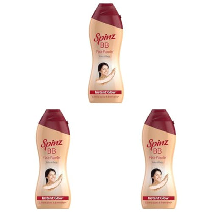Image 3 of 70 g (Pack of 3) for the product SpinZ BB Brightening & Beauty Face Talc