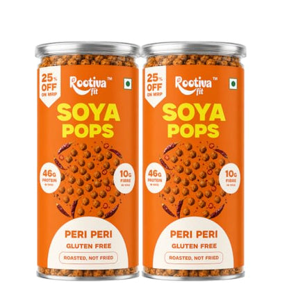 Image 12 of Peri Peri / 120 g (Pack of 2) for the product ROOTIVAFIT Soya Pops