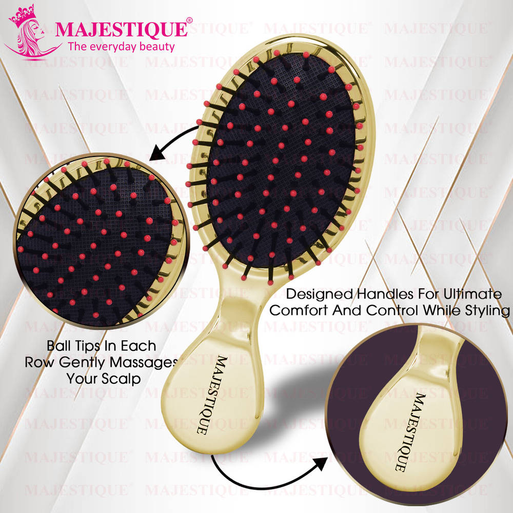 Image 4 of Majestique Mini Pocket Detangling Hair Brush