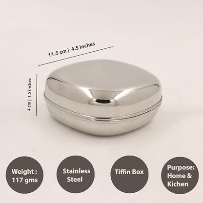 Image 7 of Spillbox Stainless Steel Snack Box 120g