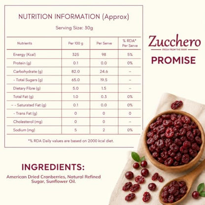 Image 2 of Zucchero Premium Dried Cranberry, 200 gm