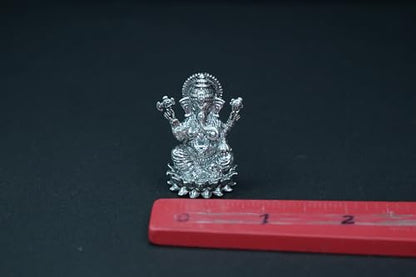 Image 4 of Dista Silvers Antique Lotus Ganesh 43.75g