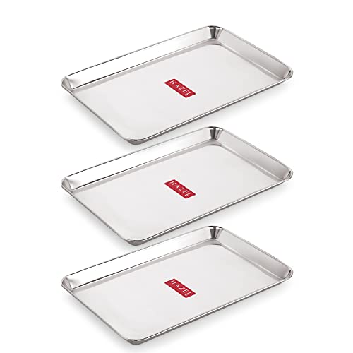 Image 12 of 3 / Small for the product HAZEL Stainless Steel Serving Tray