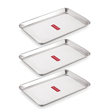 Image 12 of 3 / Small for the product HAZEL Stainless Steel Serving Tray