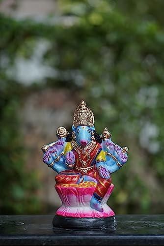 Image 1 of Default Title for the product Breeze Handicrafts Paper Mache GOLU Doll Varahi Amman Statue for bommala koluvu navaratri Gift dasara Doll 10 inches
