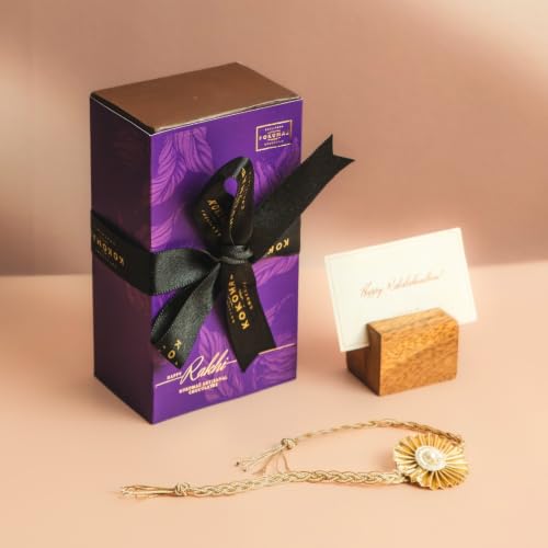 Image 4 of KOKOMAE Raksha Bandhan Chocolate Gift Box | 3 Chocolate Coated Nut Bars
