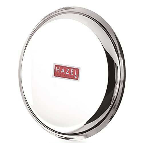 Image 6 of HAZEL Steel Dinner Plates Set, 26.8 cm, Set of 2