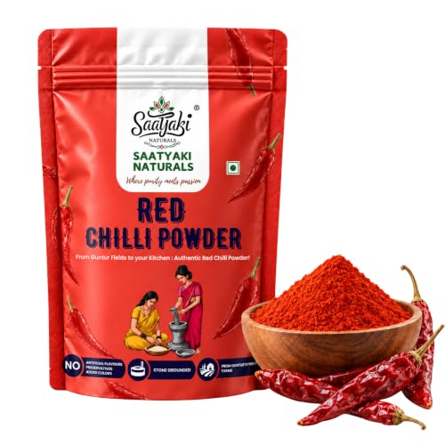 Image 2 of 100 g (Pack of 1) for the product SAATYAKI NATURALS Organic Red Chilli Powder