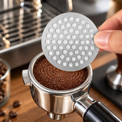 Image 3 of Supvox 51mm Puck Screen 0.8mm Slim 304 Stainless Steel Espresso Mesh