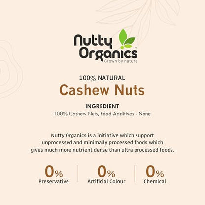 Image 6 of NUTTY ORGANICS Whole Cashew Nuts 250 Gm