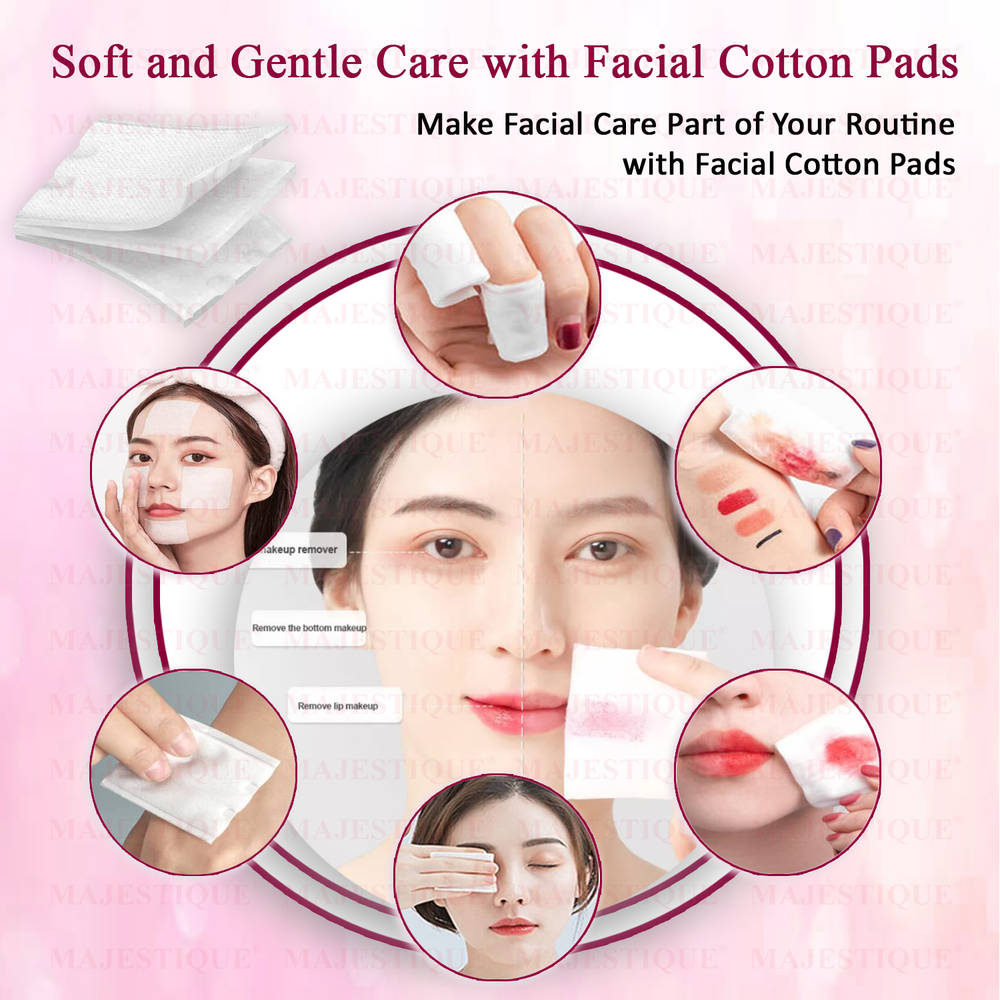 Image 6 of Majestique Facial Cotton Pads - 100 Each