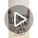 Image 2 of BERGNER BE Essentials TriPro Tri-Ply 7 Pcs Cookware Set of Rice Handi 24cm (5.5 L) with Lid, Biryani Handi 28cm (6.4 L) with Lid, Sautepan 22cm (2 L), Coffee Warmer 12cm (800ml), Tadkapan 10cm (300ml)