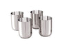 Image 1 of Default Title for the product neelam Stainless Steel 7.5 22G PRM Royal Glass, 400 ml, Silver, Set of 4