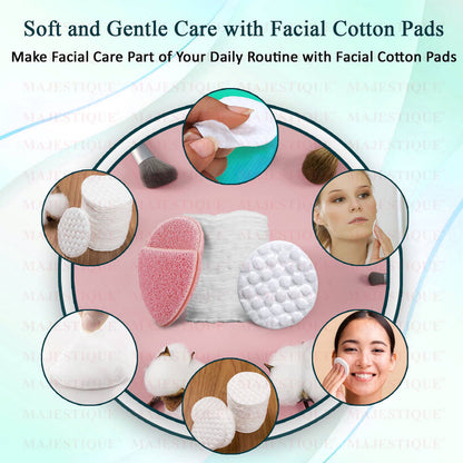 Image 6 of Majestique Premium Make-Up Removal Round Cotton Pads