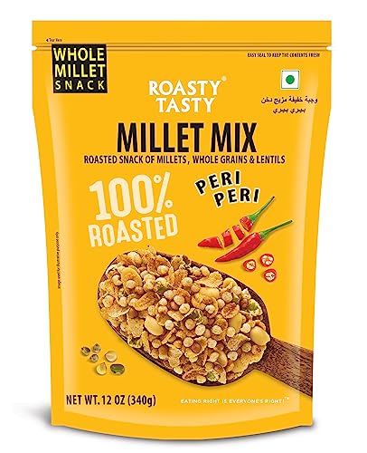 Image 3 of 340 g (Pack of 1) for the product Roasty Tasty Millet Mix Peri Peri