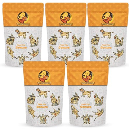 Image 8 of Pouch - Conure Seed, 5Kg for the product Foodie Puppies Bird Food for Conures