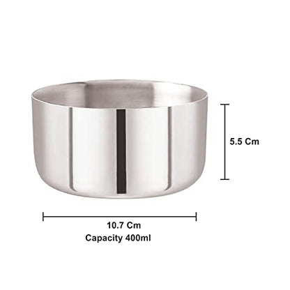 Image 2 of neelam Stainless Steel Sadi Vati 400 ml