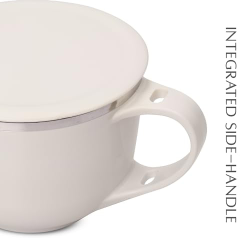 Image 5 of Jaypee Plus Stainless Steel Soup Bowl with Lid & Spoon Holder 700 ml
