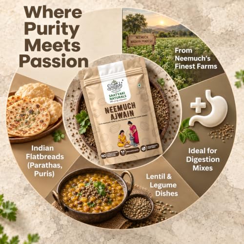 Image 8 of SAATYAKI NATURALS Organic Ajwain Seeds