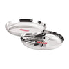 Image 1 of Silver / 2 / 23cm for the product HAZEL Steel Plates Set