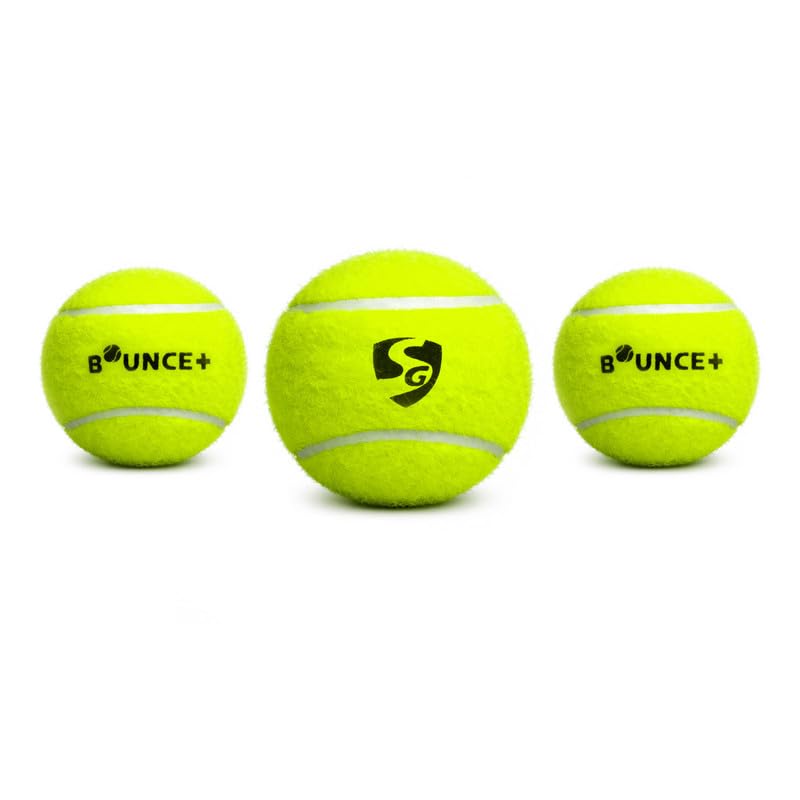 Image 1 of Default Title for the product SG Cricket Balls Bounce Plus (LITE) Pack of 3