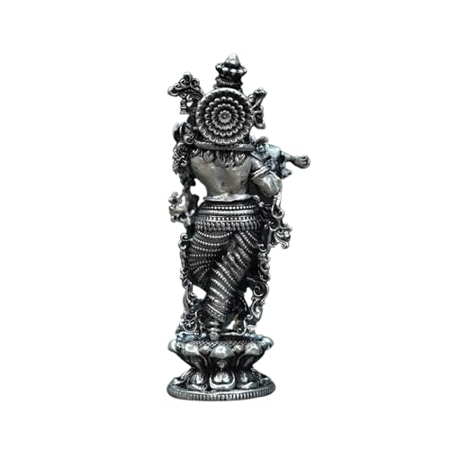 Image 2 of Dista Silvers Antique Krishna Standing 33.02G