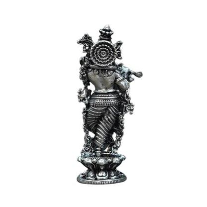 Image 2 of Dista Silvers Antique Krishna Standing 33.02G