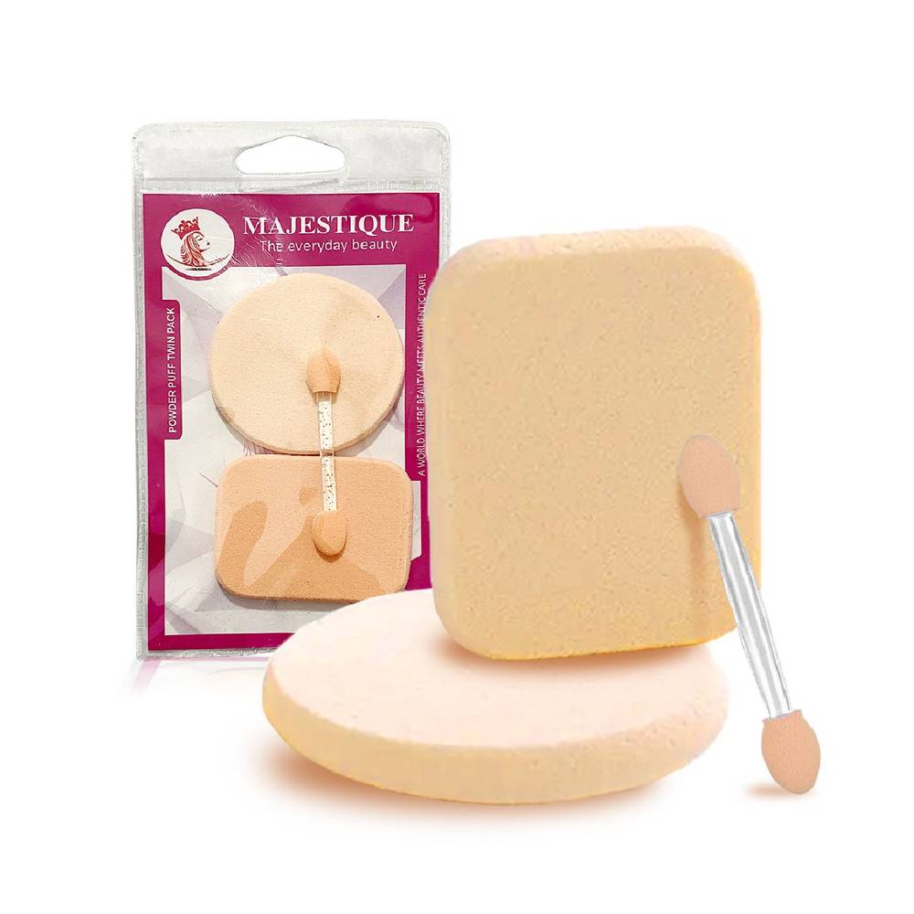 Image 1 of 1 pc for the product Majestique Powder Puff Twin Pack