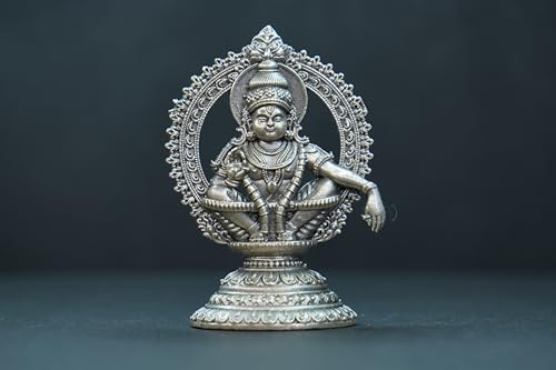 Image 2 of Dista Silvers Antique Ayyappa Idol Big 50.48G