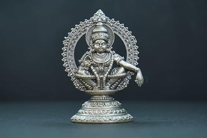 Image 2 of Dista Silvers Antique Ayyappa Idol Big 50.48G