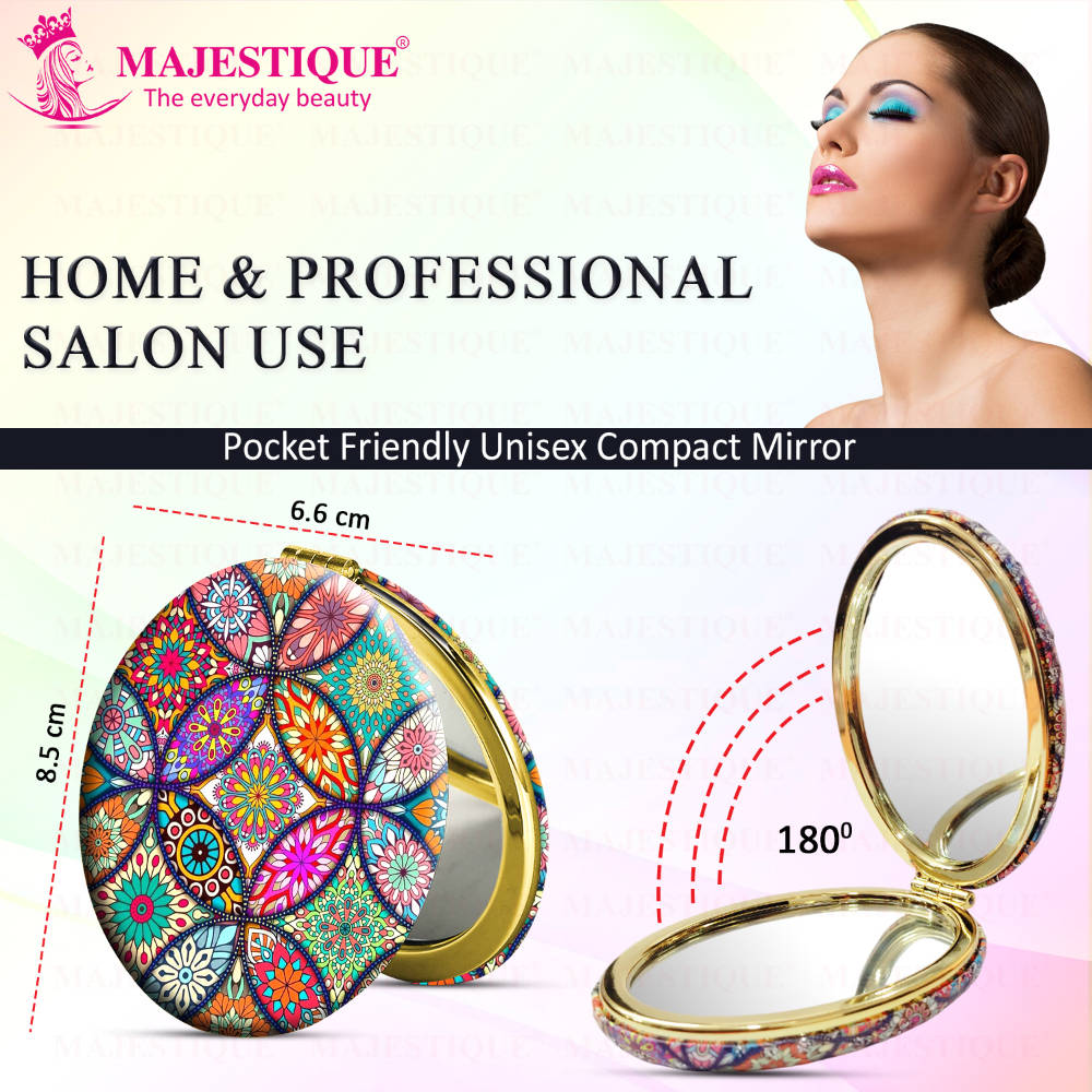 Image 5 of Majestique Shimmer Oval Magnifying Mirror