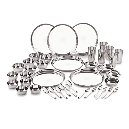 Image 2 of 42 Pcs for the product neelam Stainless Steel Dinner Set