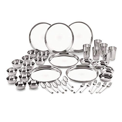 Image 2 of 42 Pcs for the product neelam Stainless Steel Dinner Set