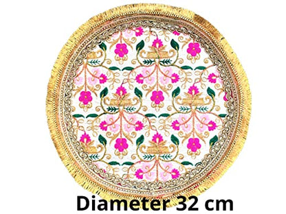 Image 7 of Artonezt Handcrafted Embroidery Karwachauth Thali Set