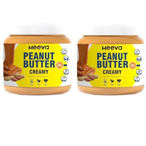 Image 3 of Classic Creamy / 1 kg (Pack of 2) for the product Heeva Classic Peanut Butter