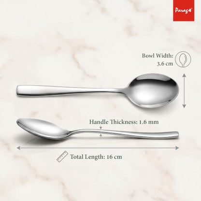 Image 4 of Parage 24 Pieces Stainless Steel Spoons Set