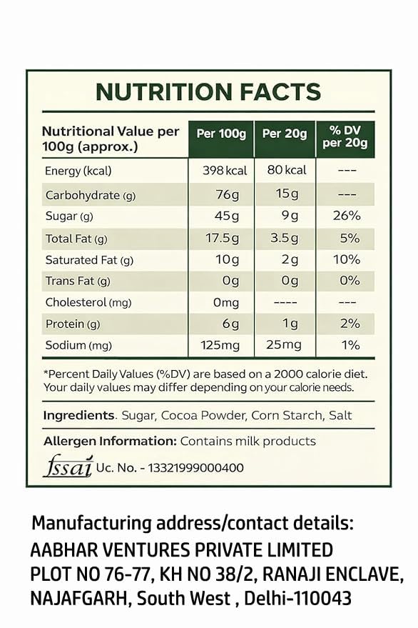 Image 2 of Evora Greens Hot Chocolate Premix 50g Pack of 6 | Rich Creamy Chocolate Drink Mix