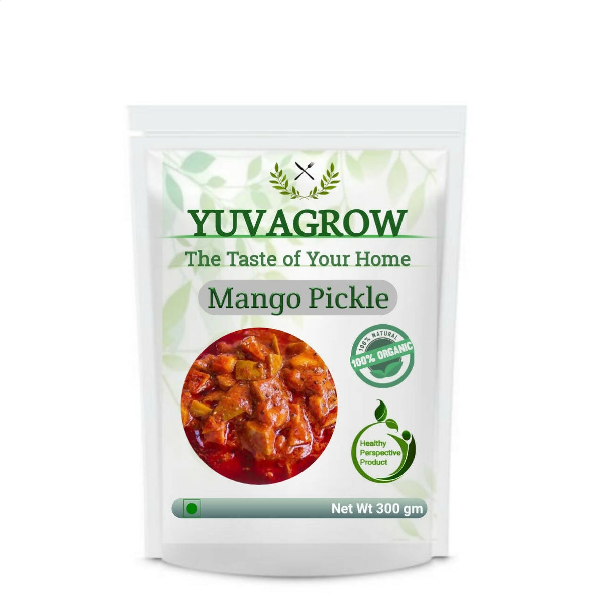 Image 1 of 300 gm for the product Yuvagrow Mango Pickle