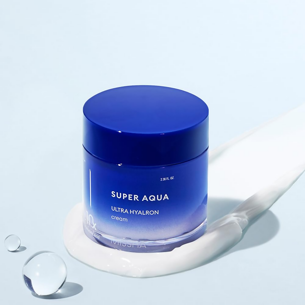 Image 2 of Missha Super Aqua Ultra Hyalron Cream For Intense Hydration And Skin Barrier Support
