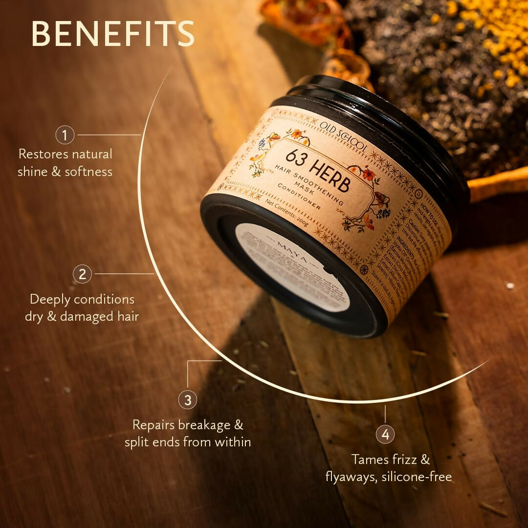 Image 3 of Old School Rituals 63-Herb Hair Smoothening Mask