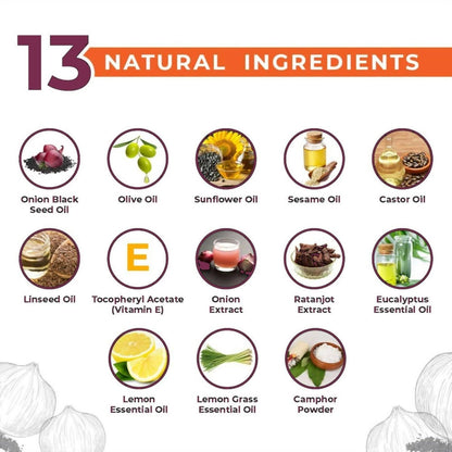 Image 4 of Aravi Organic Hair Growth Hair Oil with Onion Oil