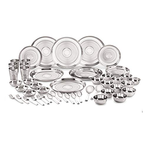 Image 4 of 61 Pcs for the product neelam Stainless Steel Dinner Set