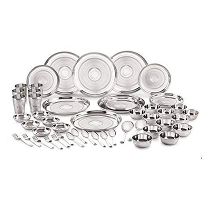 Image 4 of 61 Pcs for the product neelam Stainless Steel Dinner Set