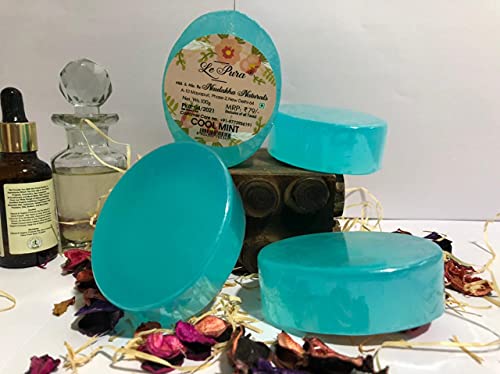 Image 1 of Pack of 1 for the product Le Pura Coolmint Handmade Soap 100gm (Pack of 5+1)